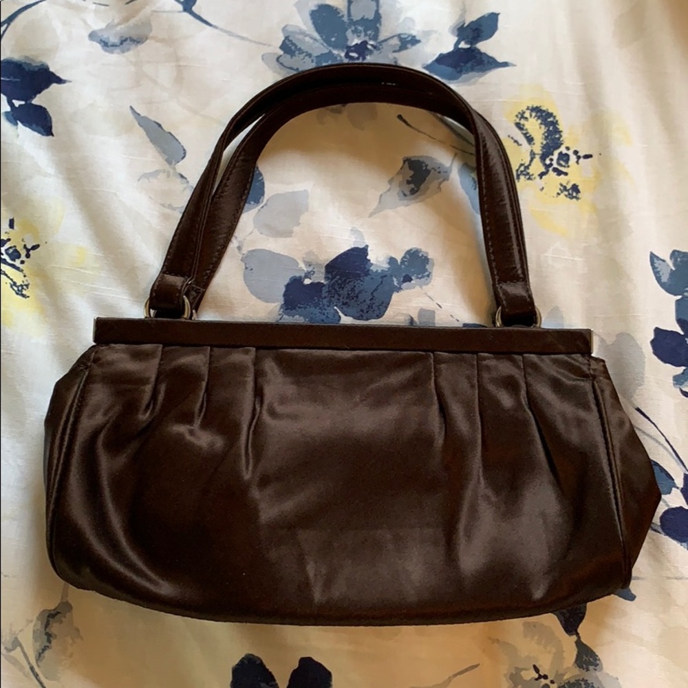 Loft Brown Satin Purse